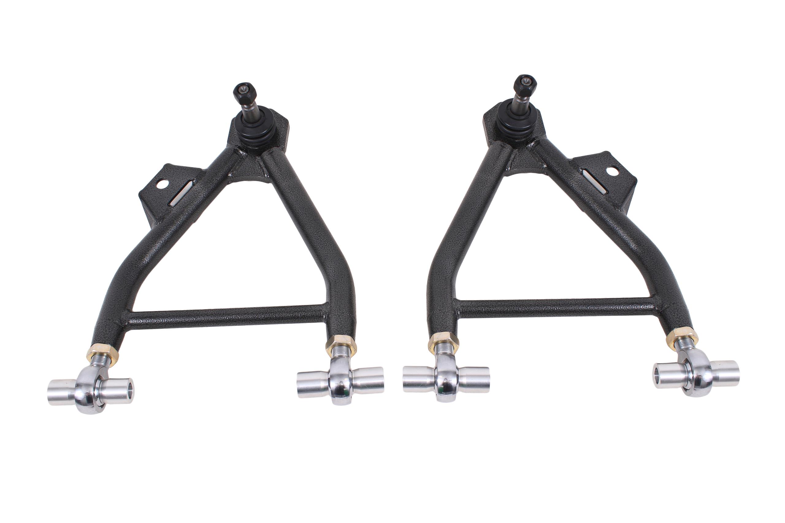 BMR AA045H Black A-Arms, Lower, Coilover, Adjust, Rod End, Tall Ball Joint 1994 - 2004 SN95 Ford Mustang