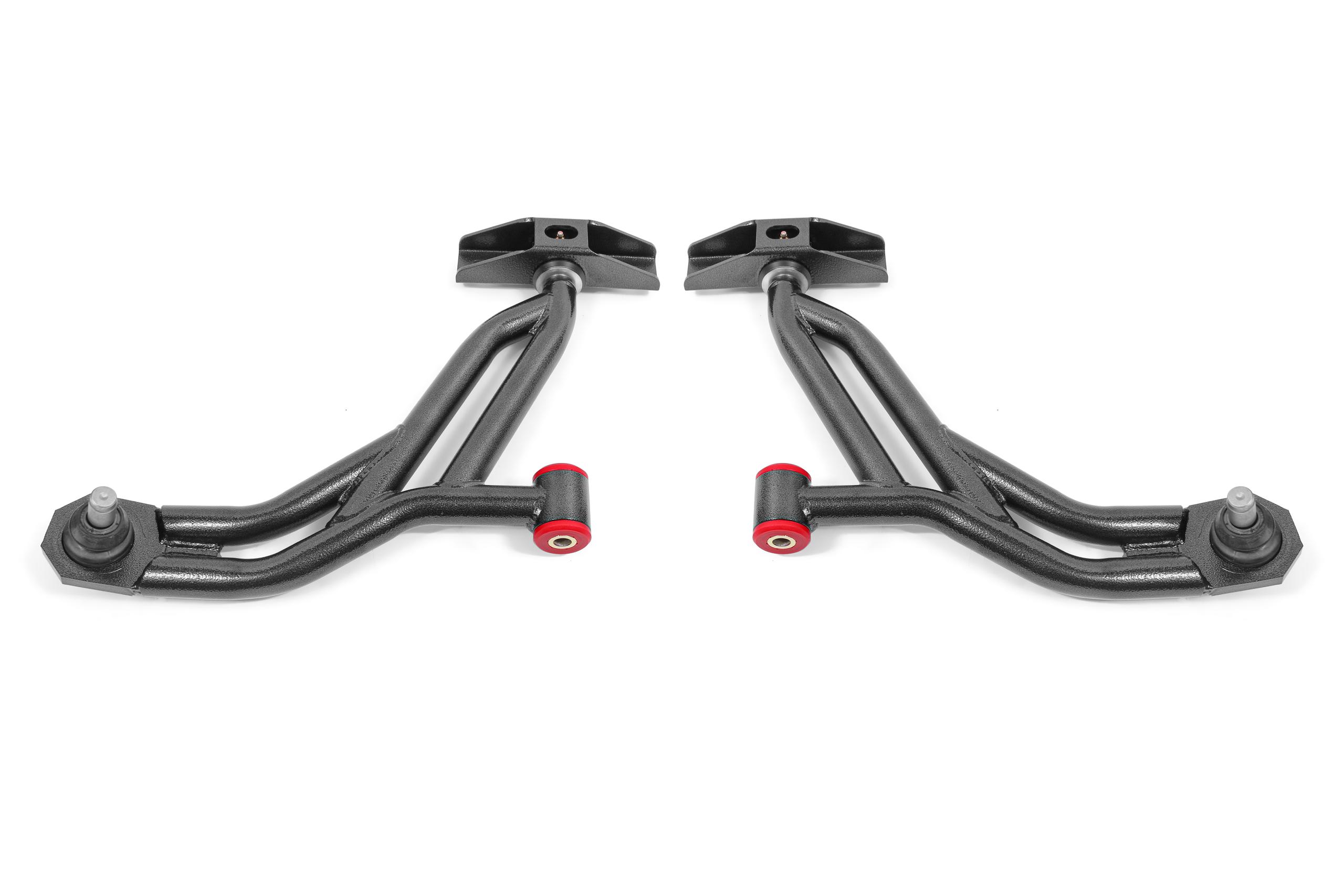 BMR Non adjustable Lower A-Arms - Poly/Delrin, Black (2010-2014 Mustang) - AA754