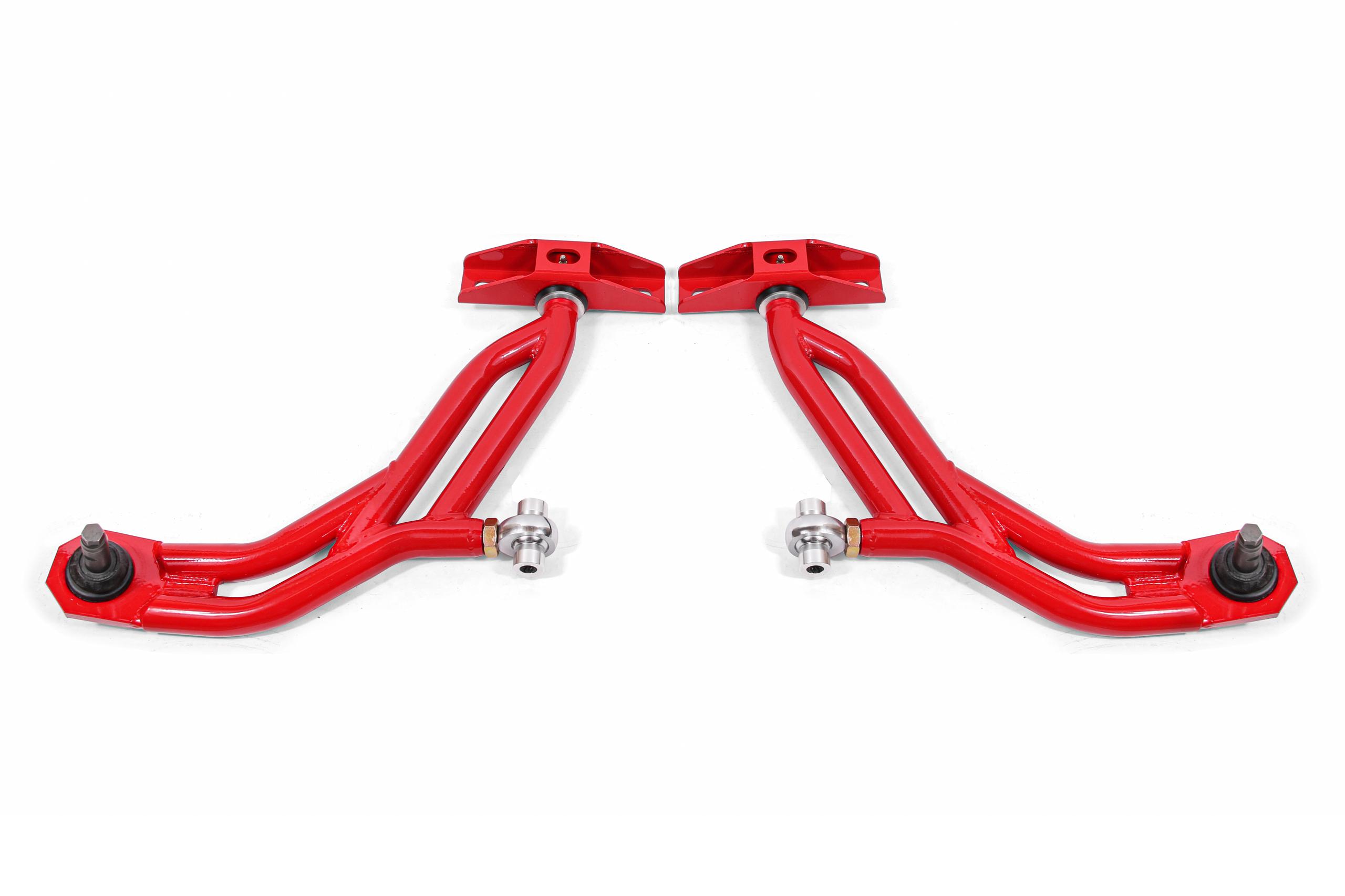 BMR Fabrication A-arms, Lower, Adjustable, Delrin Bushings/Rod Ends, 19mm Tall Ball Joint (2010-2014 Mustang) - AA757R