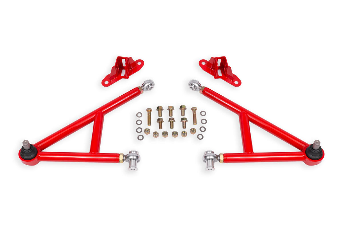 BMR A-arms, Lower, Race, Cm, Rod Ends, 19mm Ball Joint - Red (2010-2014 Mustang) - AA758