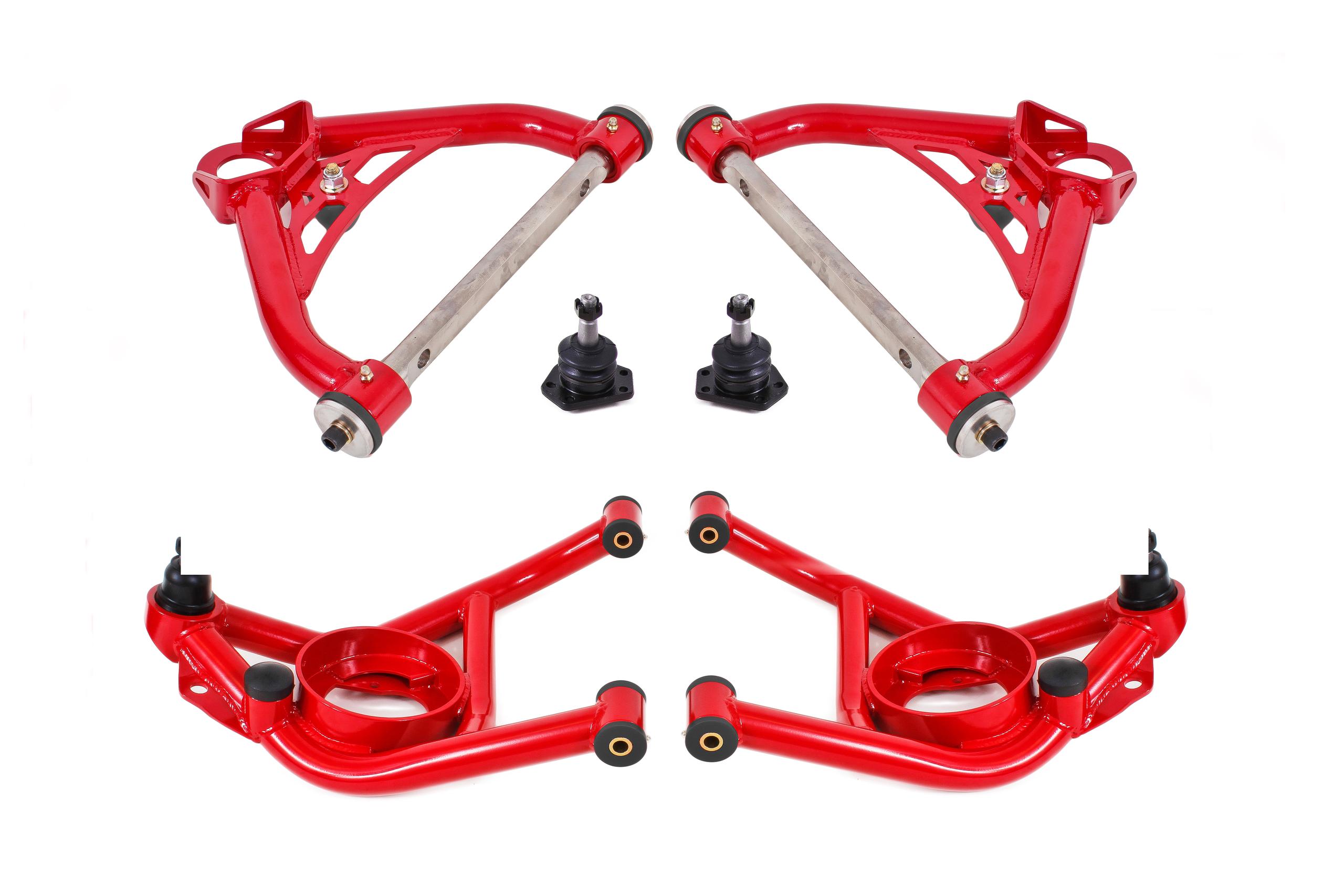 BMR Fabrication A-Arm Kit, Upper (Aau321) And Lower (Aal321) (1970-1981 Chevrolet Camaro, Chevrolet Nova, Pontiac Firebird) - AAK321R