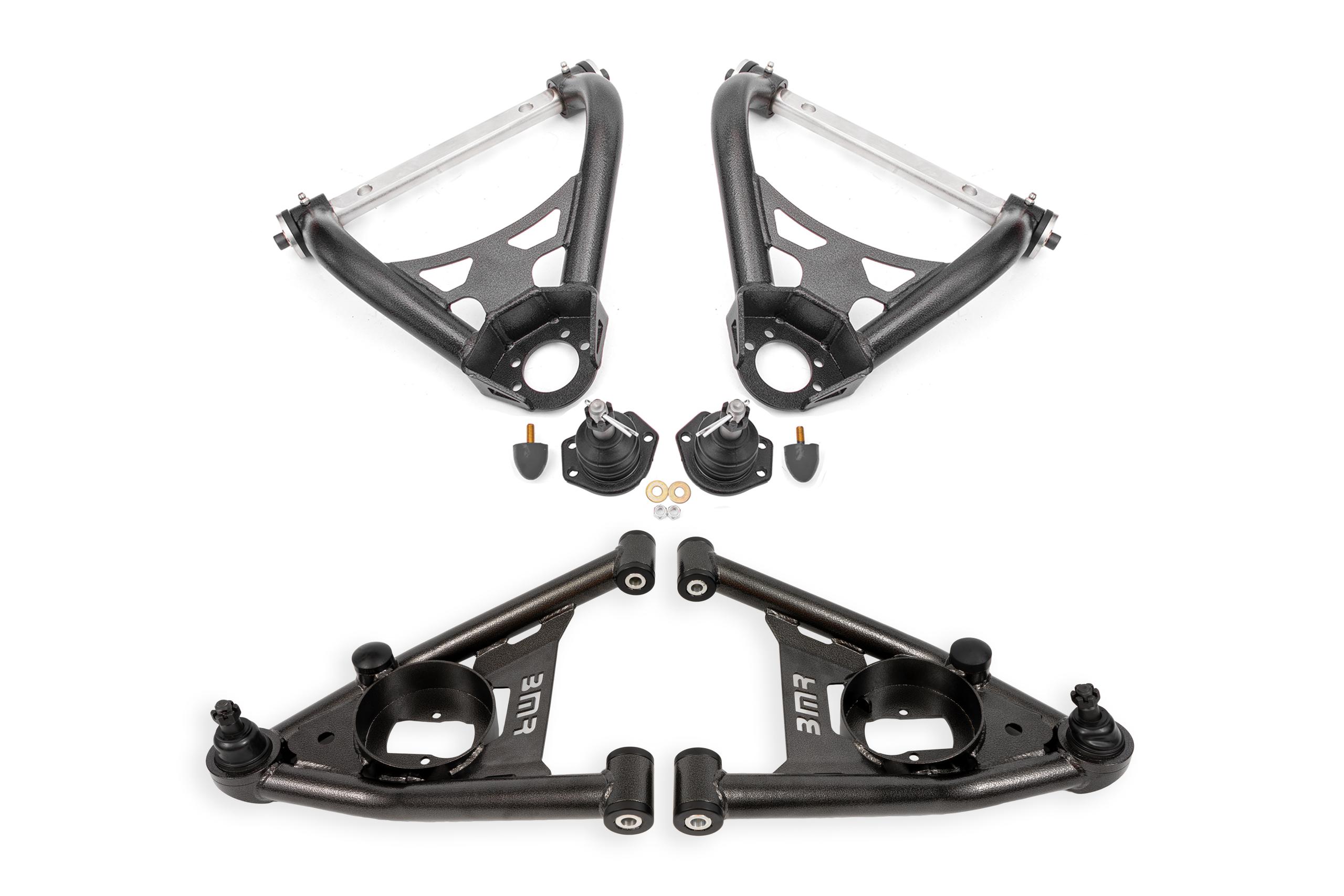 BMR Fabrication A-Arm Kit, Upper (Aau401) And Lower (Aal401) (1964-1972 Buick, Chevrolet, Oldsmobile, Pontiac Fitment) - AAK401H