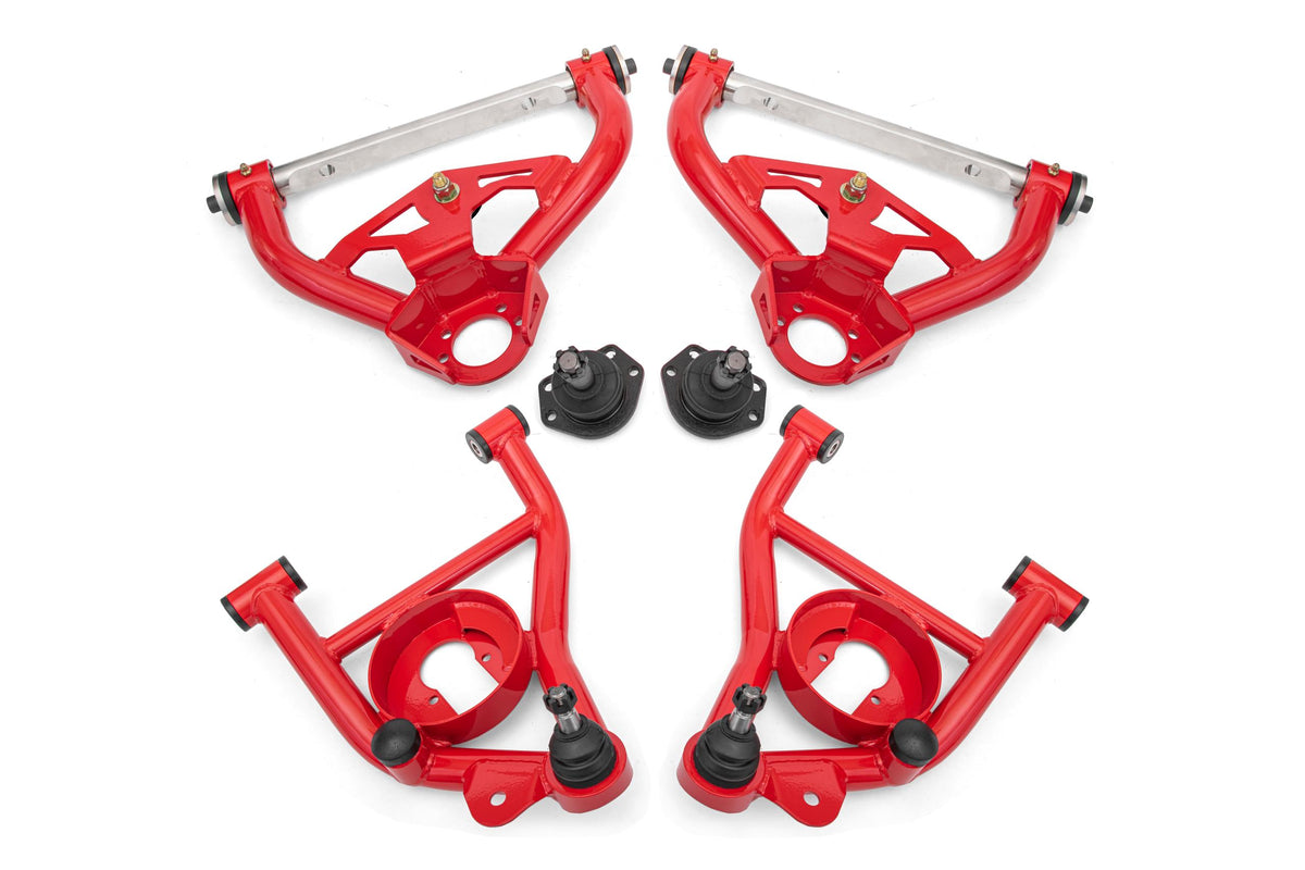 BMR Fabrication A-Arm Kit, Upper (Aau462) And Lower (Aal461) (1978-1987 Chevrolet, Buick, Pontiac, Oldsmobile Fitment) - AAK462R