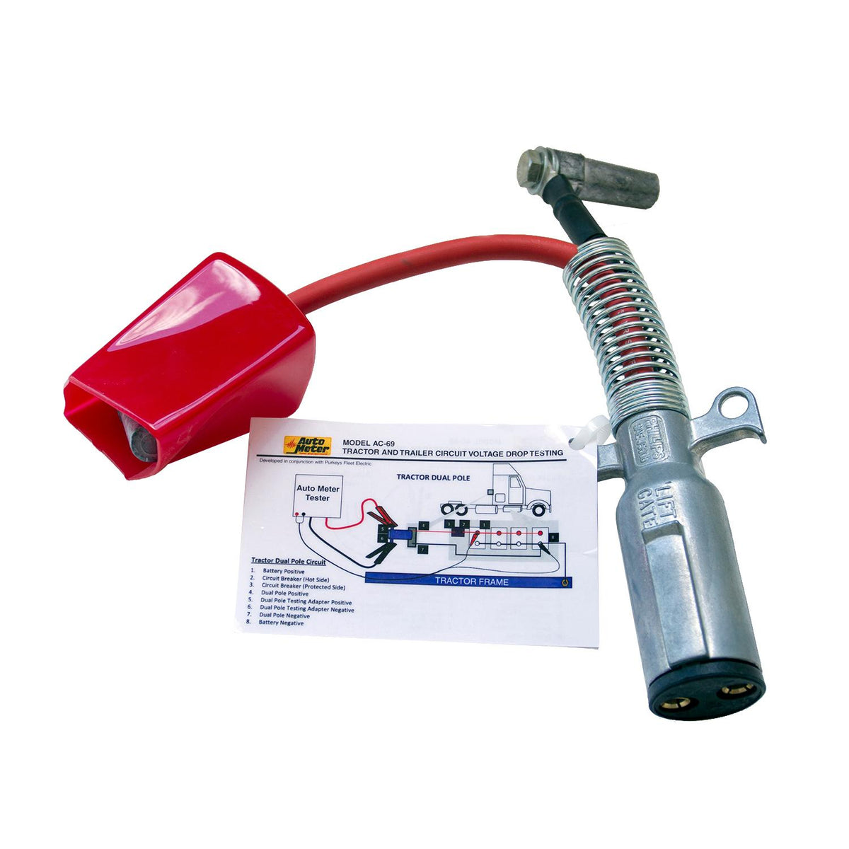 Auto Meter ADAPTER, DUAL POLE, TRACTOR & TRAILER - AC-69