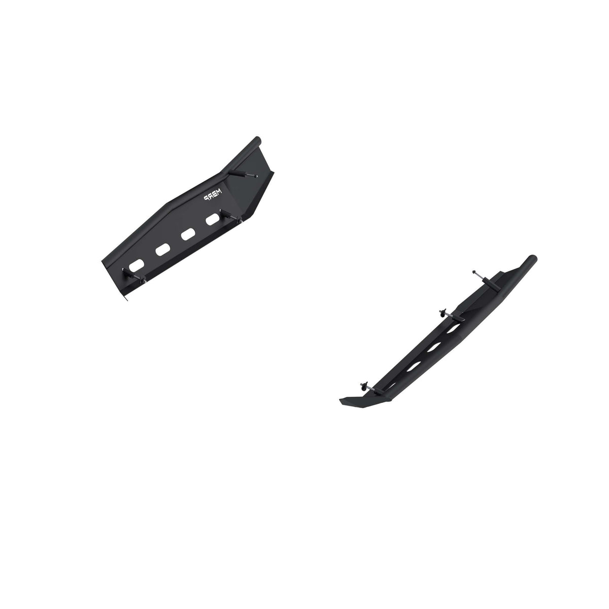 MBRP Mbrp Black-Coated Steel Rock Sliders. (2024-2025 Can-Am Fitment) - AC-9219-04