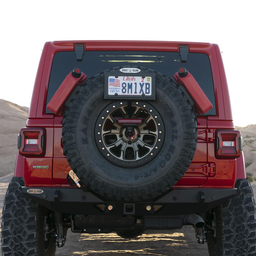 Rock Slide Engineering EZ License Plate Mount Black Aluminum - AC-EZ-LP