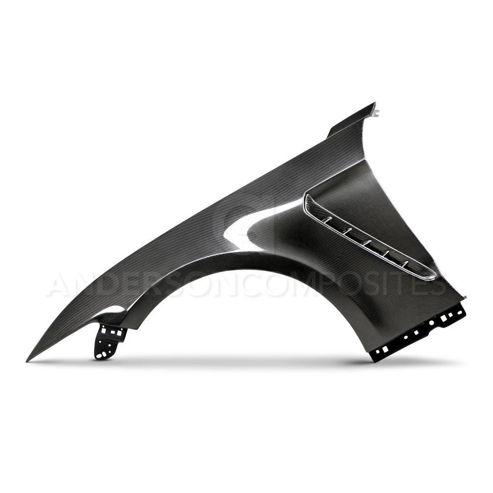 Anderson Composites FF15FDMU-GR 2015-2017 Mustang GT350 Style Carbon Fiber Front Fenders (Pair)
