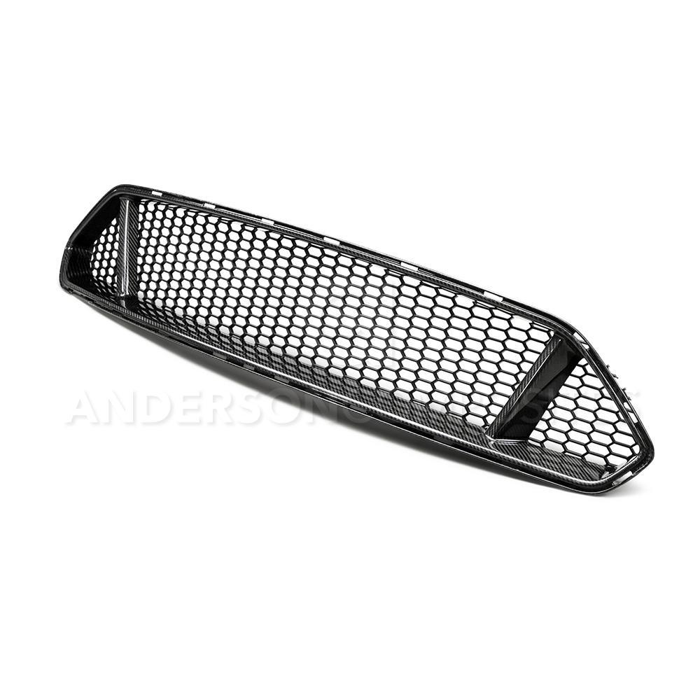 Anderson Composites FG18FDMU-GT 2018-2019 Ford Mustang Type-GT Carbon Fiber Upper Grille