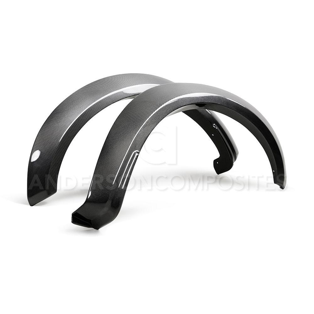 Anderson Composites AC-FLR17FDRA-F-W 2017-2019 Ford Raptor Carbon Fiber Type-Wide Front Fender Flares (Pair)