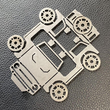 Rock Slide Engineering Bronco Business Card Holder Flat Stainless Steel Bendy Bronco (2021-2023 Bronco) - AC-PR-BDB