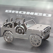 Rock Slide Engineering Bronco Business Card Holder Flat Stainless Steel Bendy Bronco (2021-2023 Bronco) - AC-PR-BDB