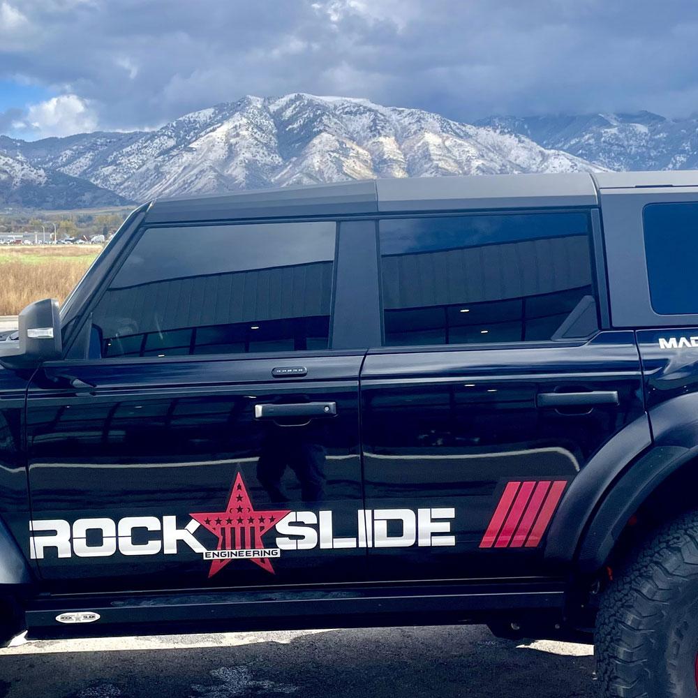 Rock Slide Engineering 2021-2023 Ford Bronco Roof Trim Pieces Rear Doors - AC-RP-BRR