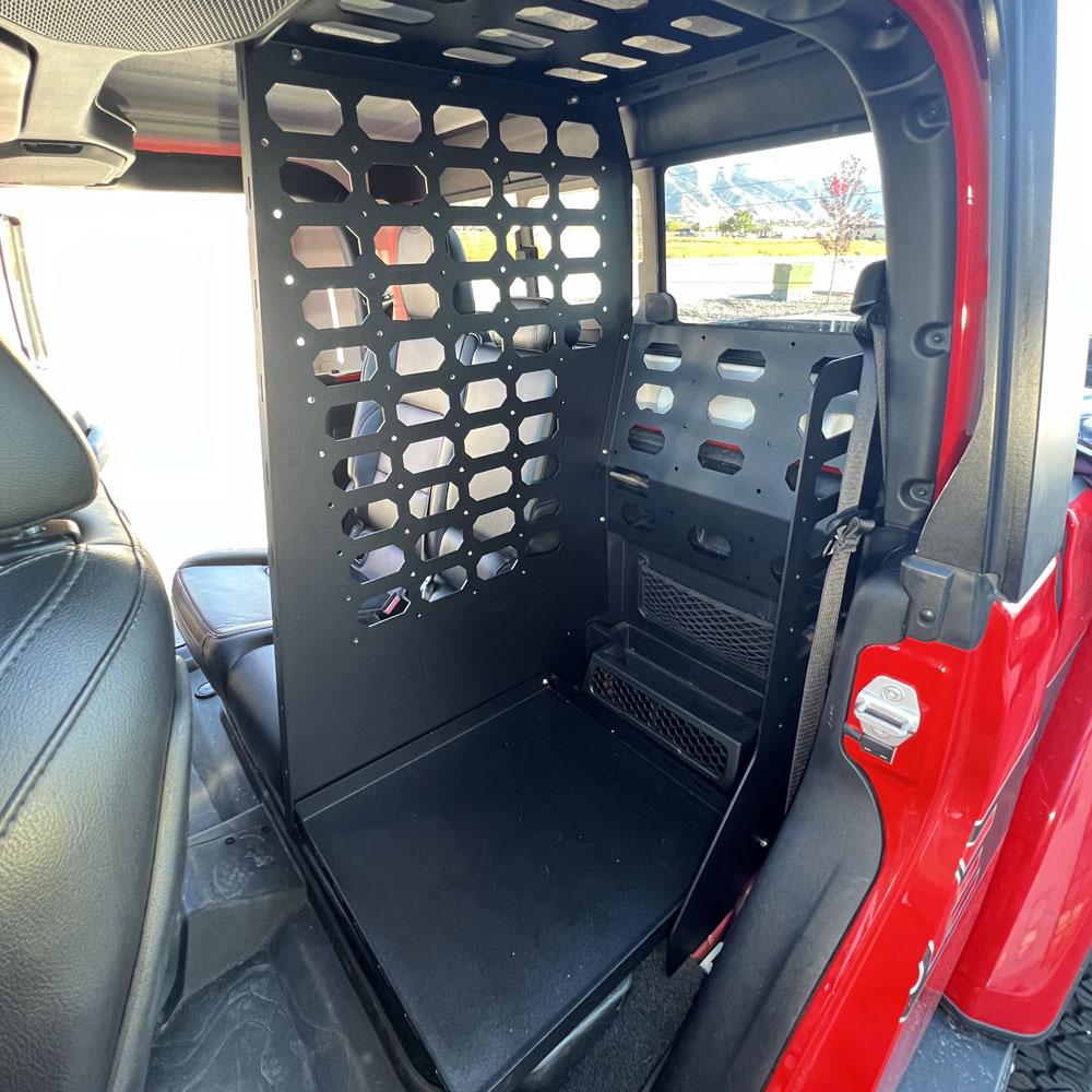 Rock Slide Engineering Rear Seat Cargo Rack 2020-2023 Jeep JT Gladiator (2020-2023 Gladiator) - AC-RR-100-JT4