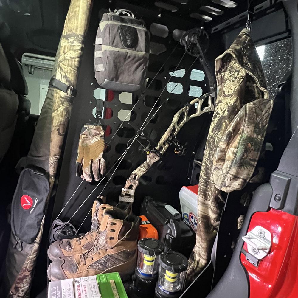 Rock Slide Engineering Rear Seat Cargo Rack 2020-2023 Jeep JT Gladiator (2020-2023 Gladiator) - AC-RR-100-JT4