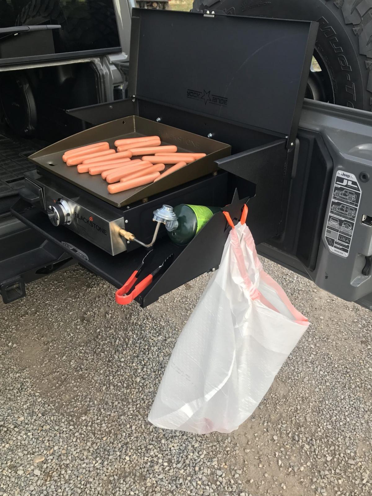 Rock Slide Engineering Trail Tailgate Table (2007-2020 Wrangler, Wrangler JK) - AC-TB-200