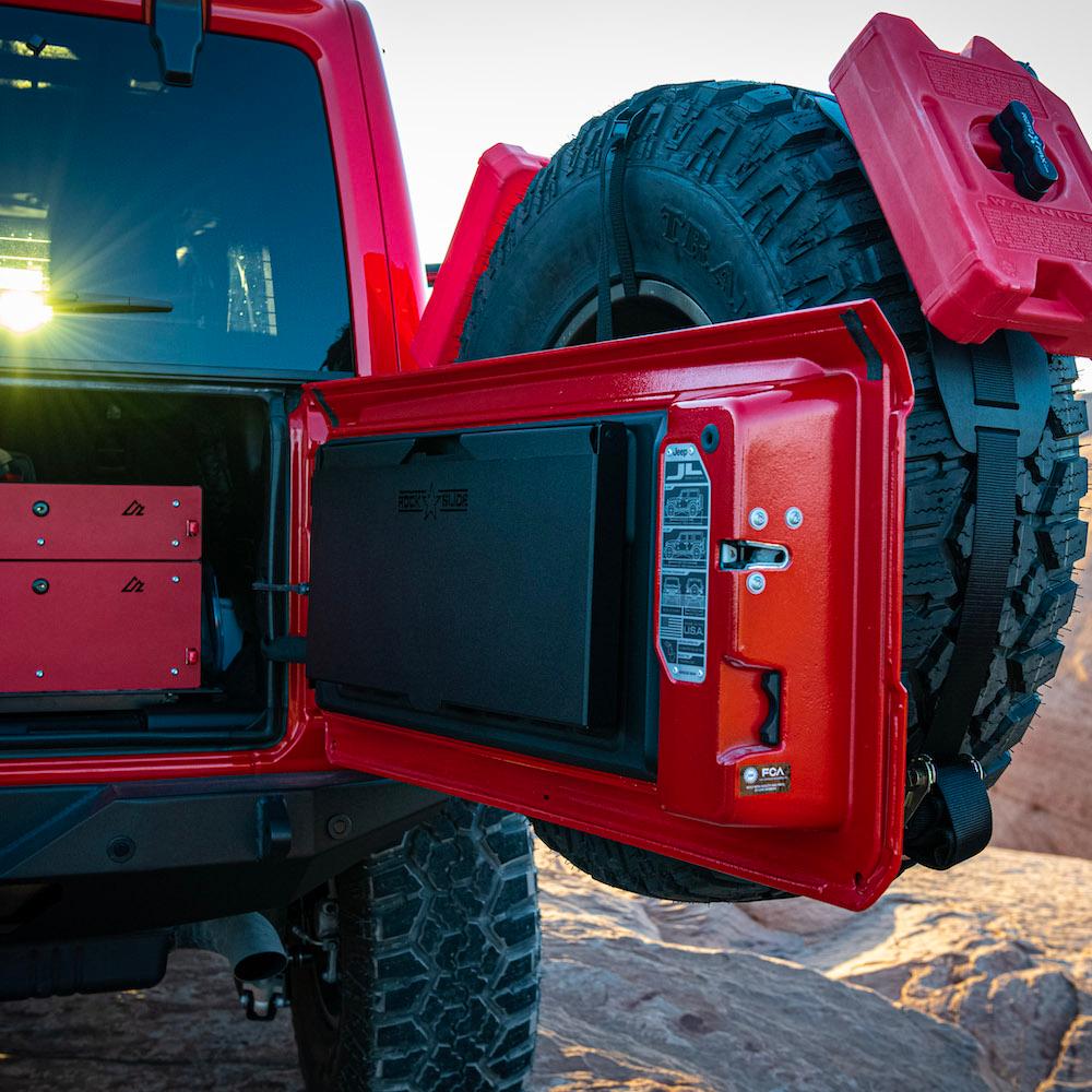 Rock Slide Engineering Trail Tailgate Table (2007-2020 Wrangler, Wrangler JK) - AC-TB-200