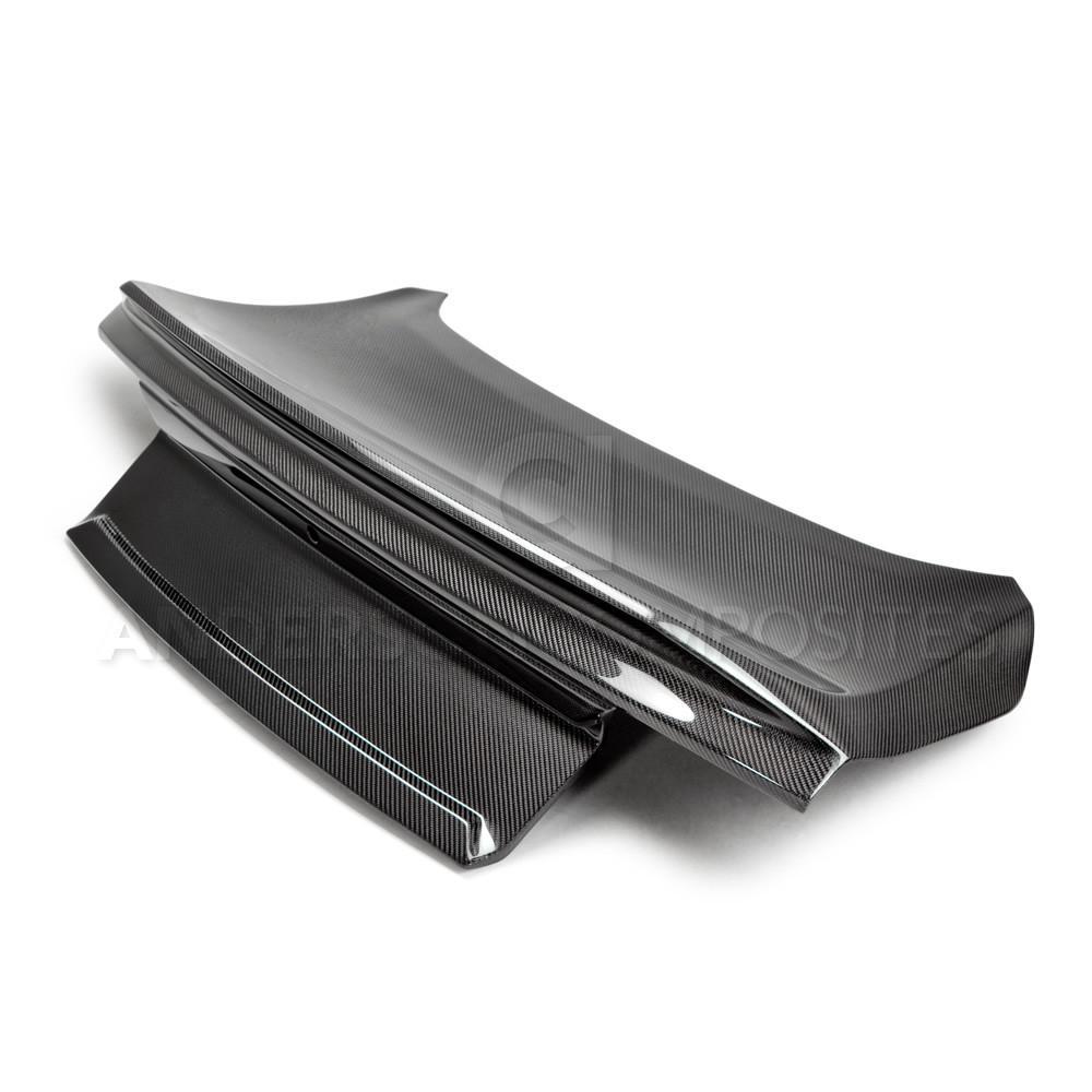 Anderson Composites 2015-2023 Mustang Double Sided Carbon Fiber Type-ST Decklid with Integrated Spoiler - TL15FDMU-SA-DS