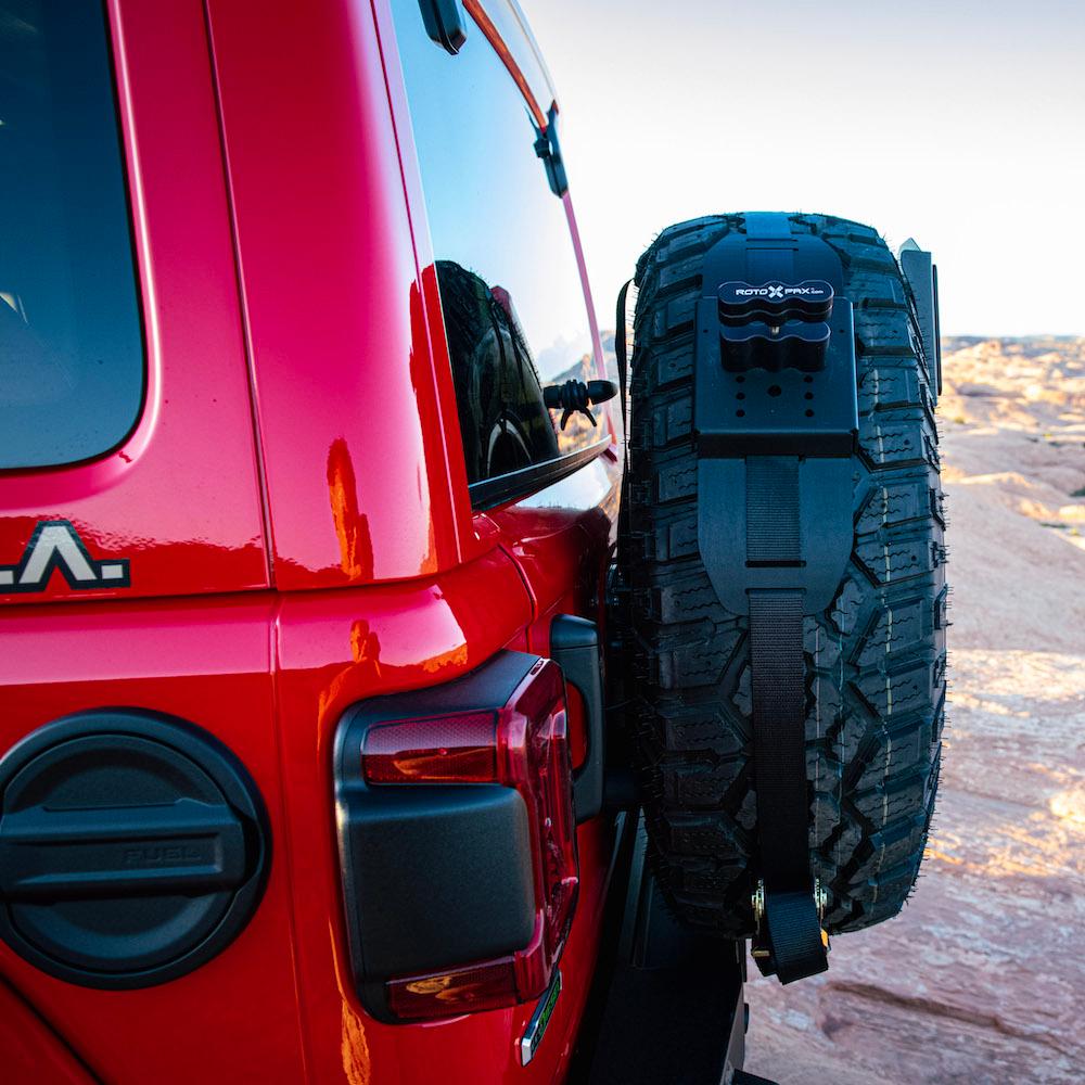 Rock Slide Engineering Spare Tire Mount EZ Rack Kit All Tire Sizes Basic Steel - AC-TR-102S
