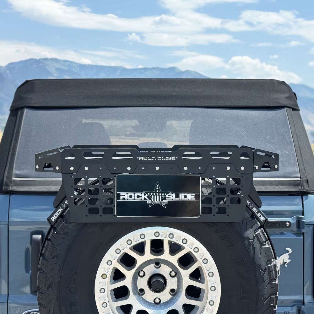 Rock Slide Engineering EZ Rack Accessory Tray License Plate Panel - AC-TR-109