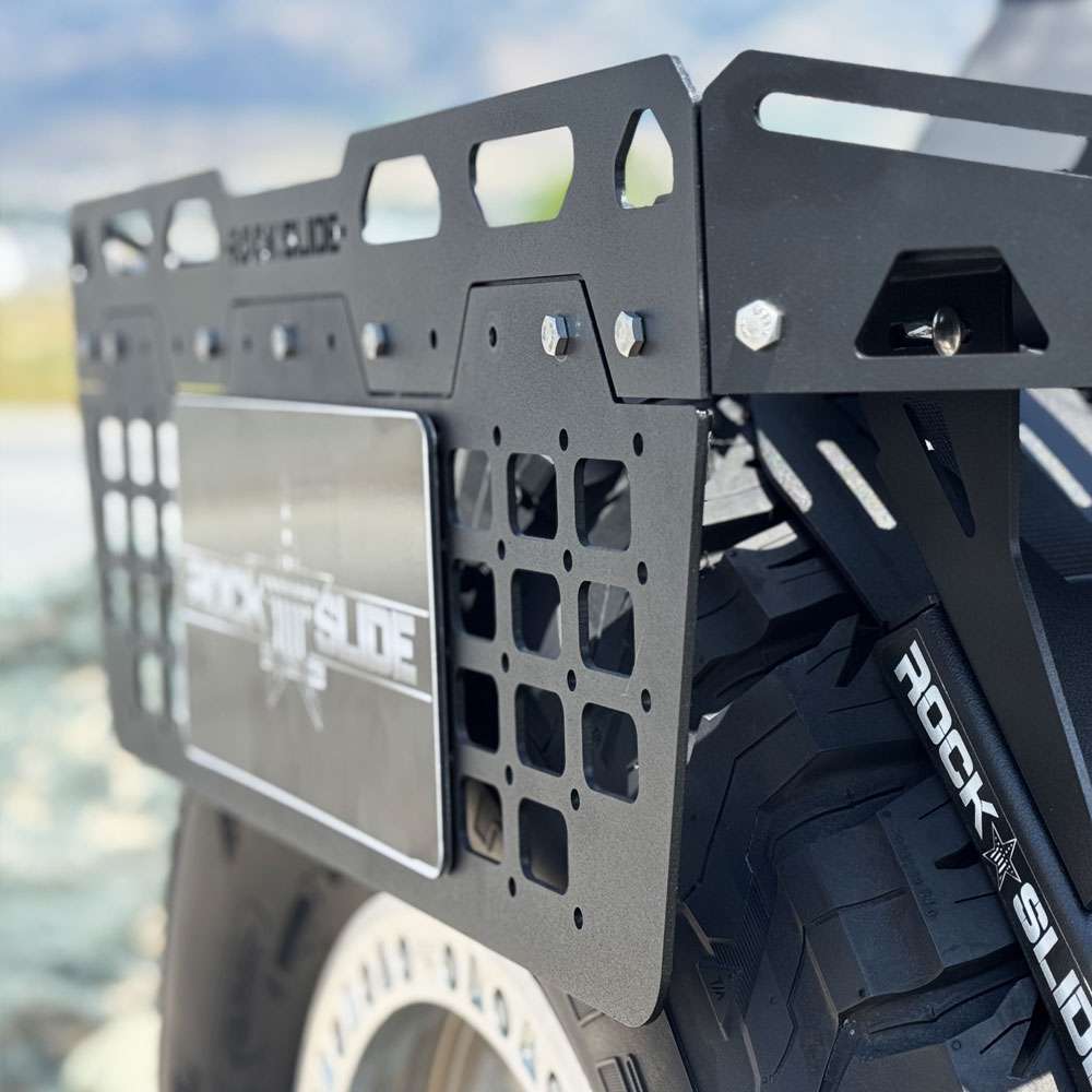 Rock Slide Engineering EZ Rack Accessory Tray License Plate Panel - AC-TR-109