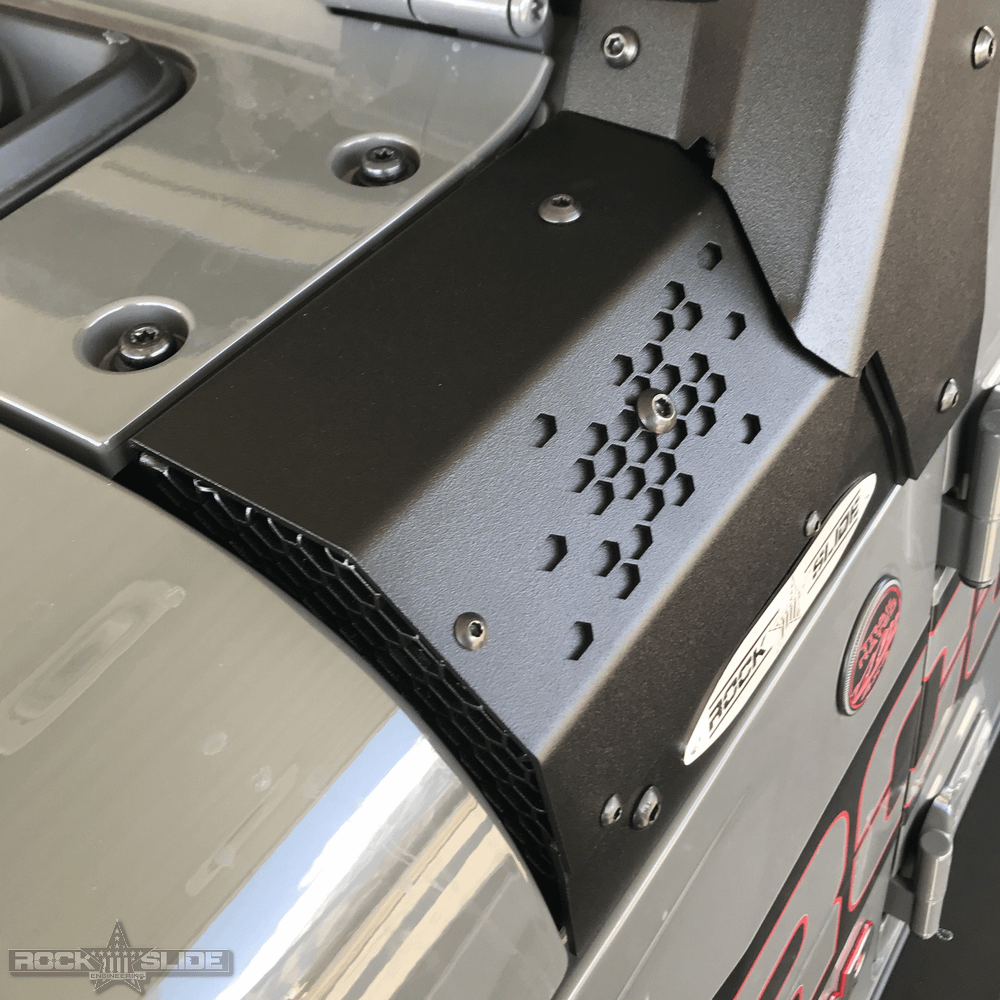 Rock Slide Engineering JL/JT Cowl LED Light Pod Bracket (2018-2023 Wrangler, Gladiator) - AC-WS-200-JL