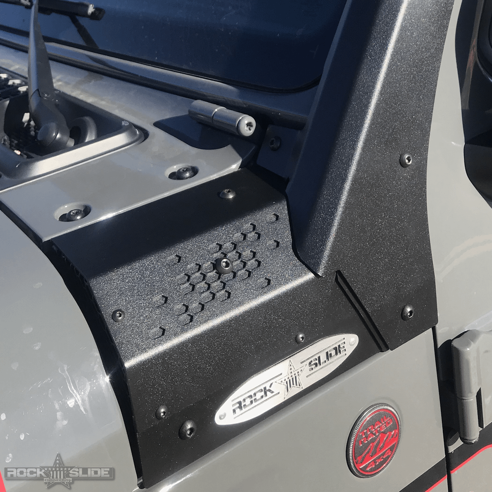 Rock Slide Engineering JL/JT Cowl LED Light Pod Bracket (2018-2023 Wrangler, Gladiator) - AC-WS-200-JL