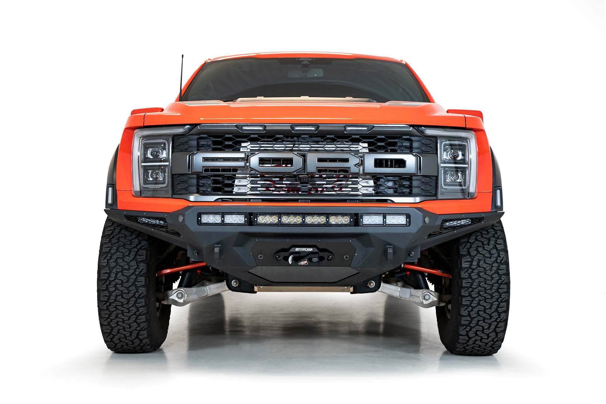 Addictive Desert Designs Ford Raptor 2022 - Up Stealth Fighter Winch Kit in Hammer Black - AC21156501NA