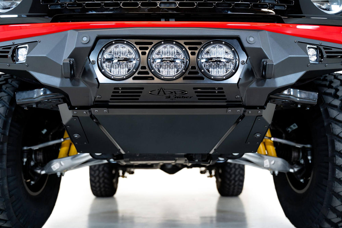 Addictive Desert Designs AC23008NA03 Bomber Front Bumper Skid Plate (2021-2025 Ford Bronco)