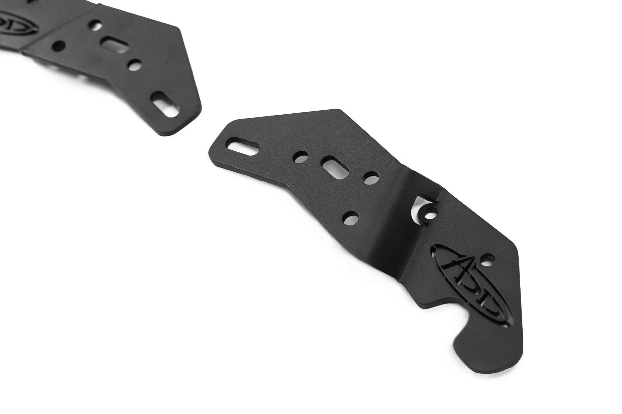 Addictive Desert Designs 2021-Up Ford Bronco - Dual Ditch Light Mounts - W/ Hammer Topcoat - AC2301801NA