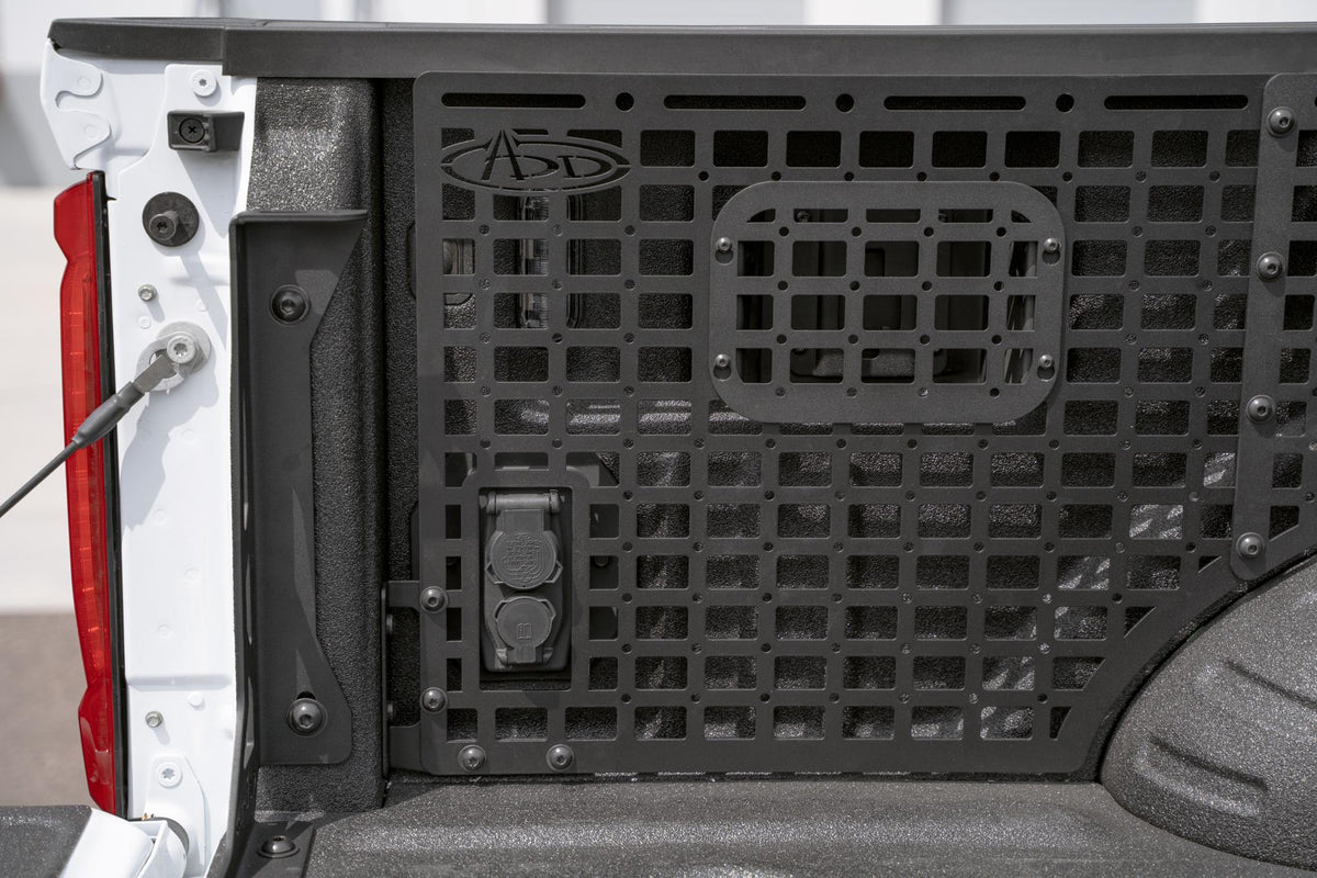 Addictive Desert Designs Ford F250 2023-Up Bed Side Molle - Driver Side In Hammer Black - AC8103201NA