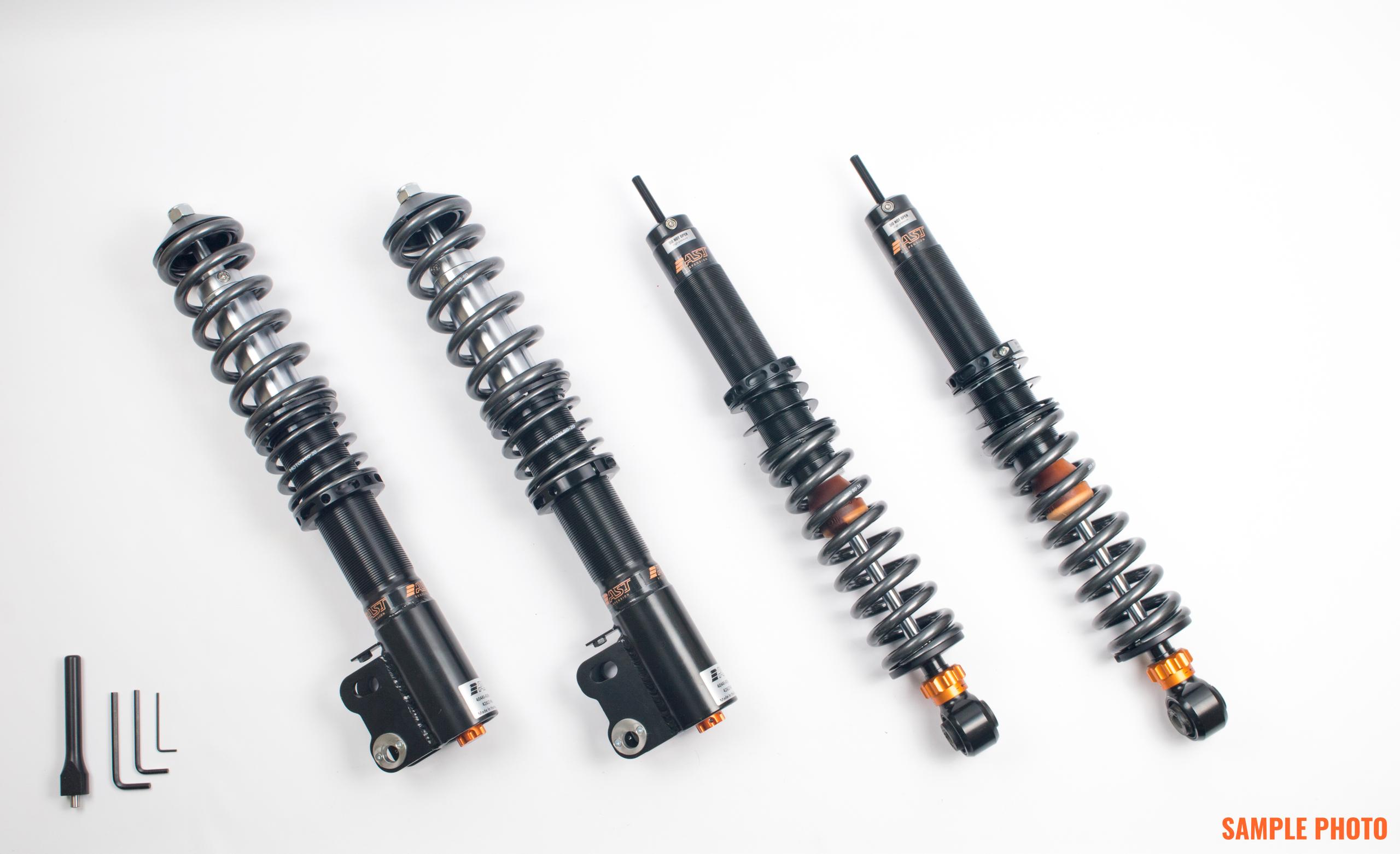 AST Suspension 1Way Adjustable Coilovers In Rebound And Rideheight, Design To Run Oem Topmounts (1994-1998 Porsche 911) - ACU-P2008S