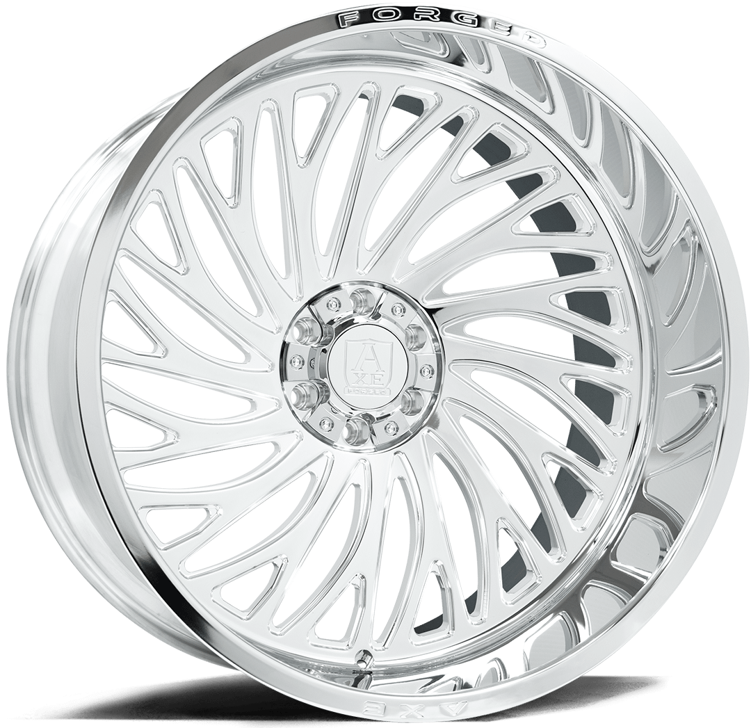 Axe Design AF10 Forged Wheel - 24x14, 6x135-6x139, Fully Polished - 241412H-76AF10LFP