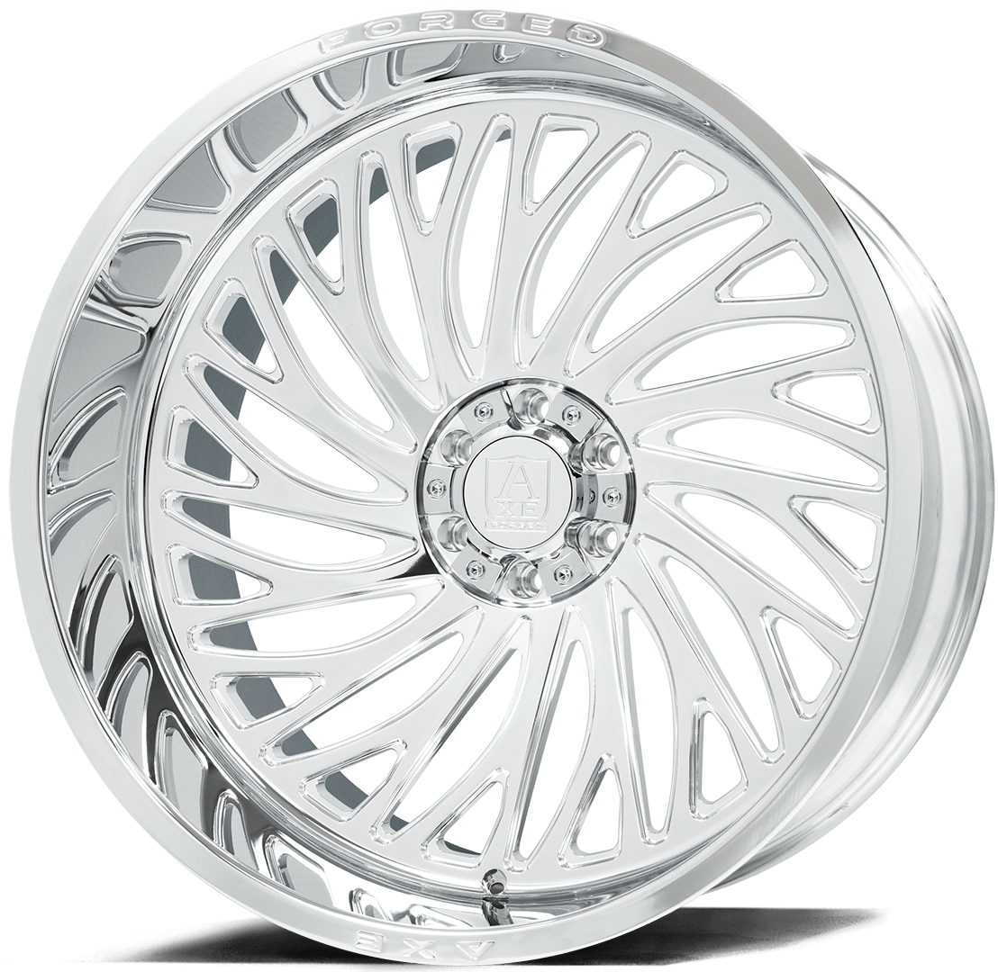 Axe Design AF10 Forged Wheel - 24x14, 6x135-6x139, Fully Polished - 241412H-76AF10LFP