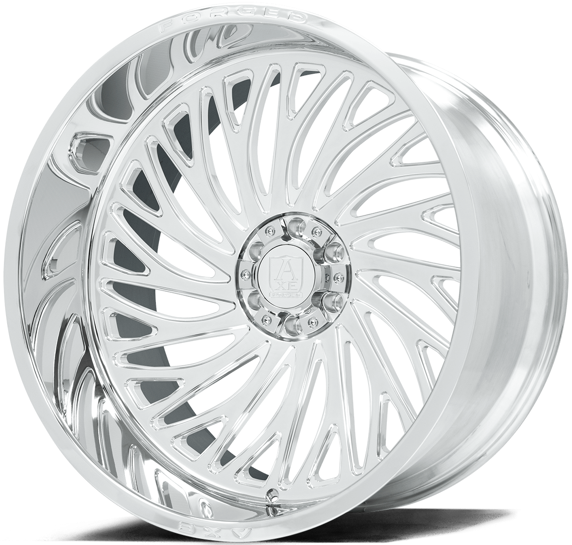 Axe Design AF10 Forged Wheel - 24x14, 6x135-6x139, Fully Polished - 241412H-76AF10LFP