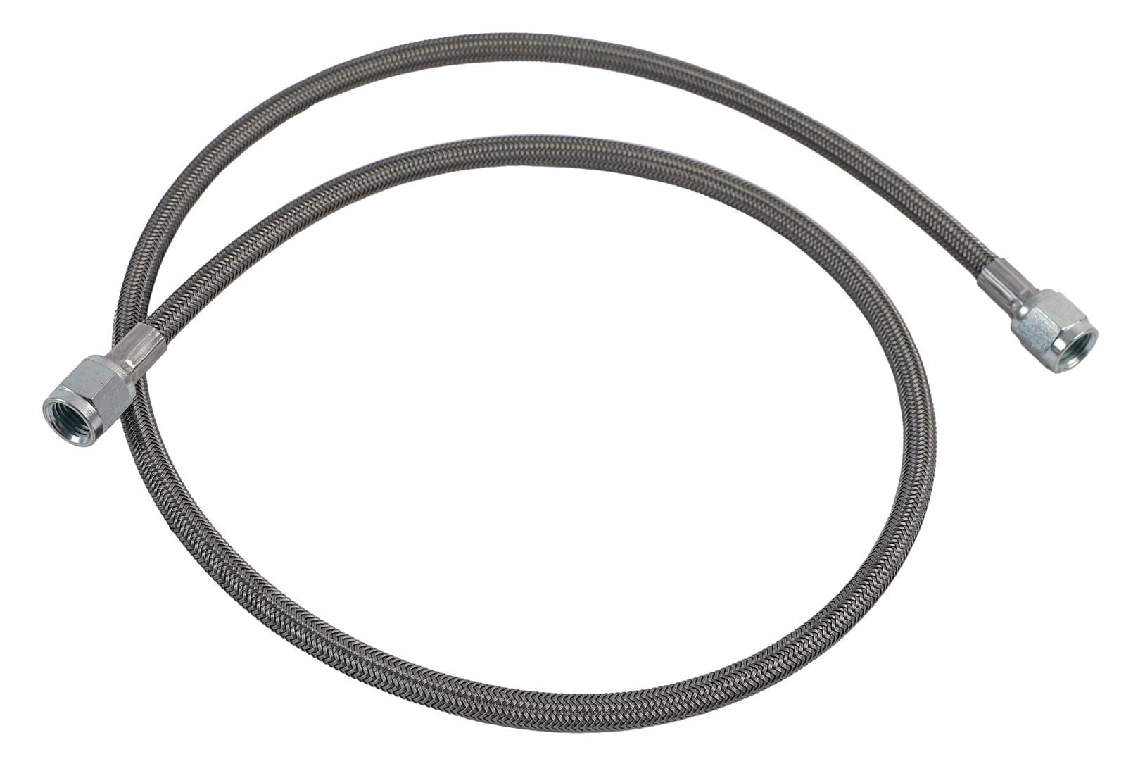 McLeod Racing Steel BraIDed Line Double AN-4 Female 96" Long - 139100-96
