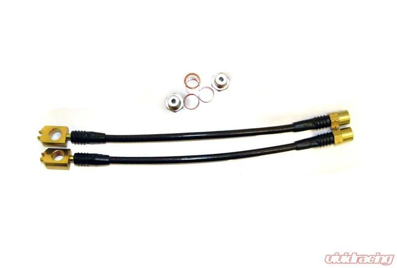Agency Power Rear Steel Braided Brake Lines Audi A4 B6 | B7 02-08 - AP-A4-410