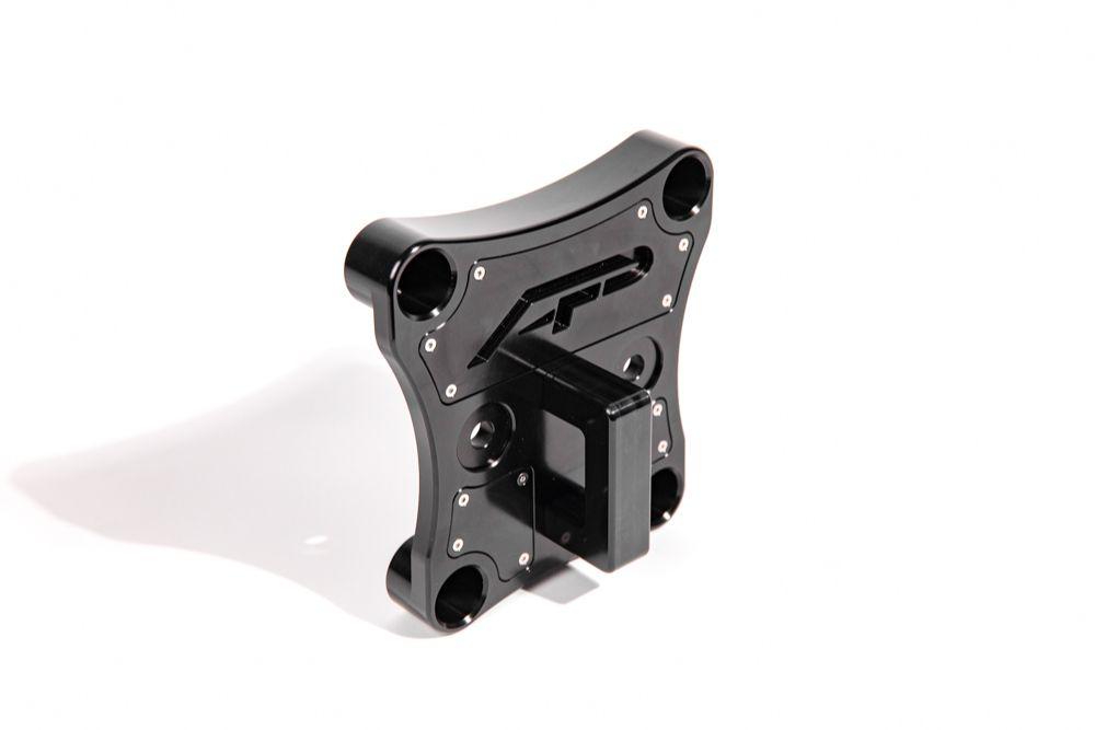 Agency Power Black Billet Radius Rod Plate w/ D-Ring Can-Am Maverick X3 2017+ - AP-BRP-X3-250-BLK