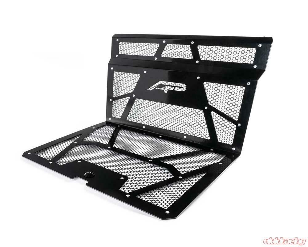 Agency Power Vented Engine Cover Gloss Black | Matte Black Polaris RZR XP 1000 | XP Turbo 2014-2018 - AP-RZR-111-FGB-MMBLK