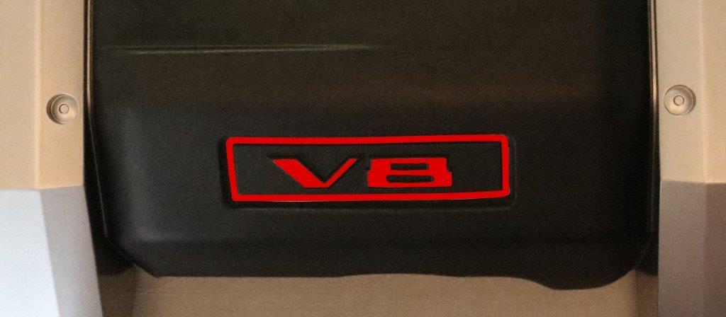 Anchor Room Engine Cover Accents - Black Portion (2010-2015 Camaro) - Gloss Black - 10CC_ICAB_G