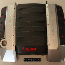 Anchor Room Engine Cover Accents - Black Portion (2010-2015 Camaro) - Light Ash Grey - 10CC_ICAB_LG