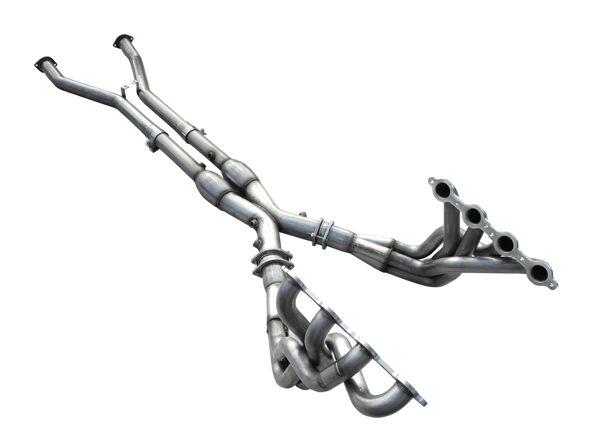 American Racing Headers C5 Corvette Long System 2004 - 2" x 3", With Cats, EGR Delete - C5-04200300LSRWC