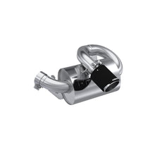 MBRP Oval Slip-On Performance Muffler; Center Outlet - Carbon Fiber Tip (2021+ Can-Am Commander 1000 / 2022+ Maverick Sport 1000R) - AT-9215PT