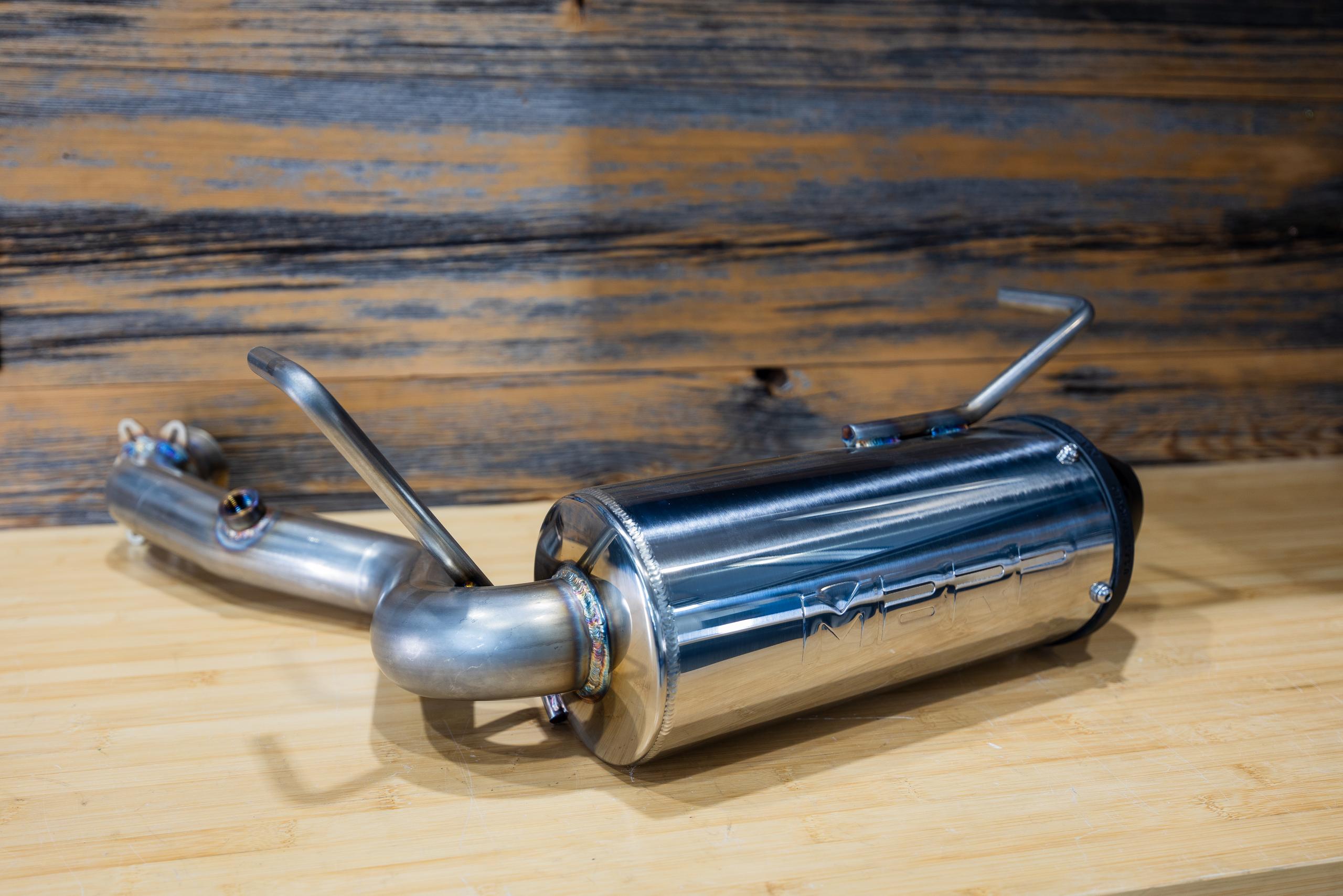 MBRP Mbrp Single Slip-On Performance Muffler Assembly. (2024-2025 Can-Am Fitment) - AT-9218PT