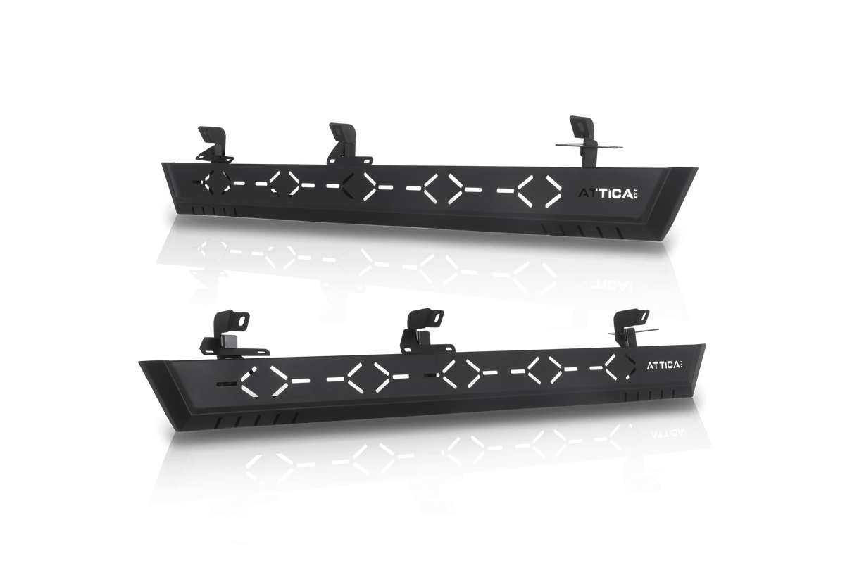 Attica 4x4 Side Step w/Step Lights - Body Mounted (2021-2025 Bronco) - ATTFB01C103-BX