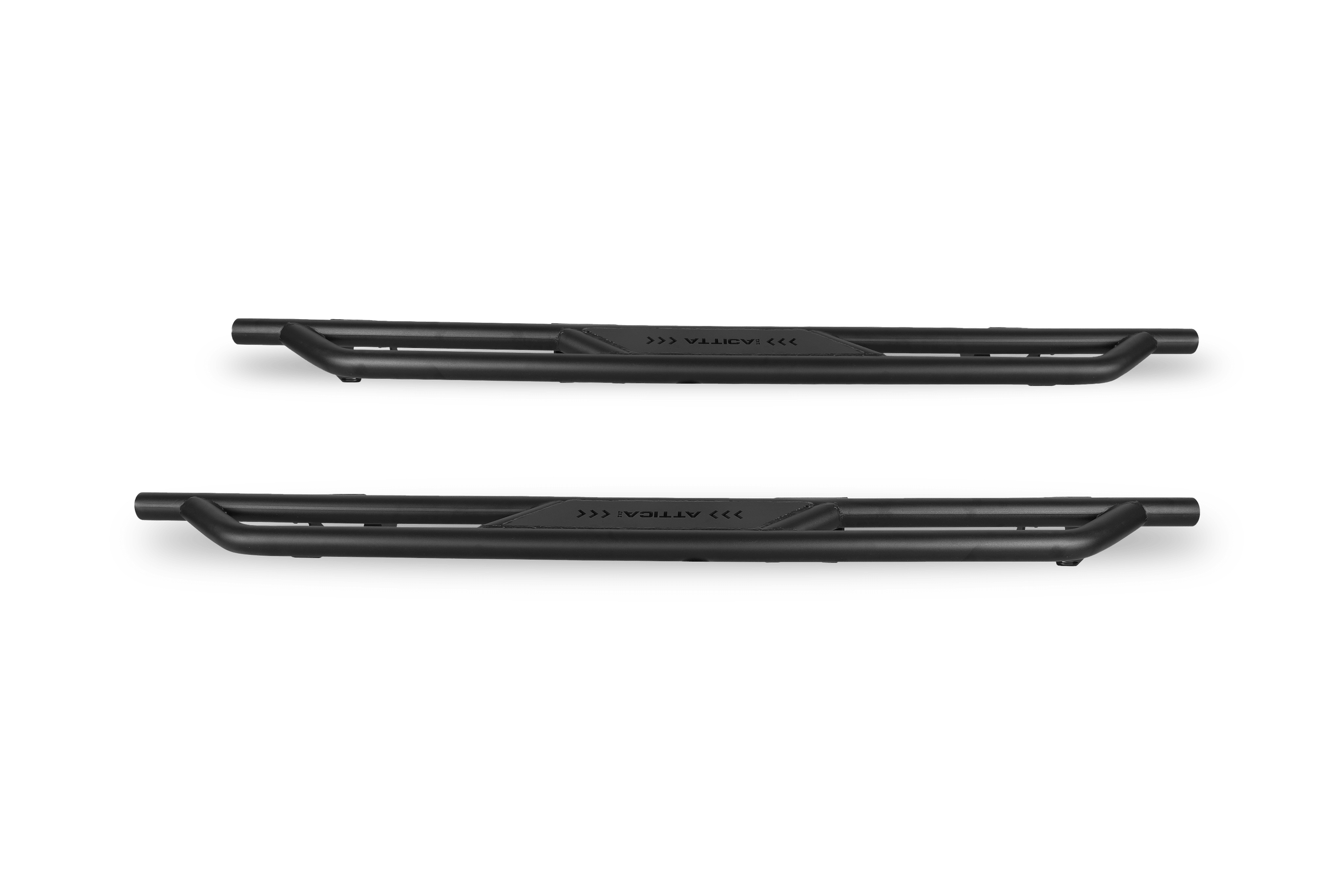 Attica 4x4 2018-2024 Jeep Wrangler Apex Series Rock Sliders - Black (2018-2024 Wrangler) - ATTJL02C107-BX
