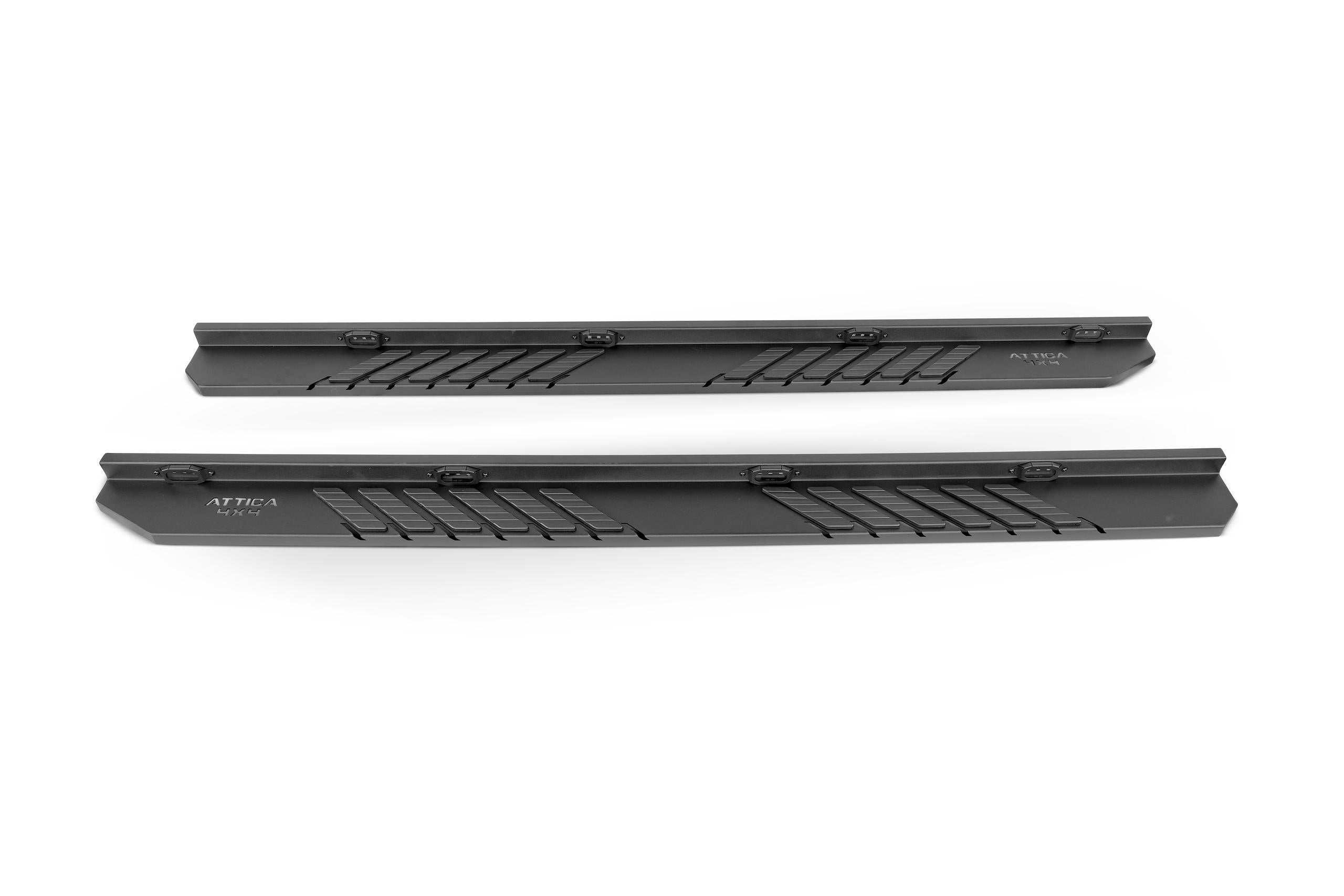 Attica 4x4 2022-2024 Toyota Tundra Frontier Series Running Board Led - Black (2022-2024 Tundra) - ATTU01C101-BX