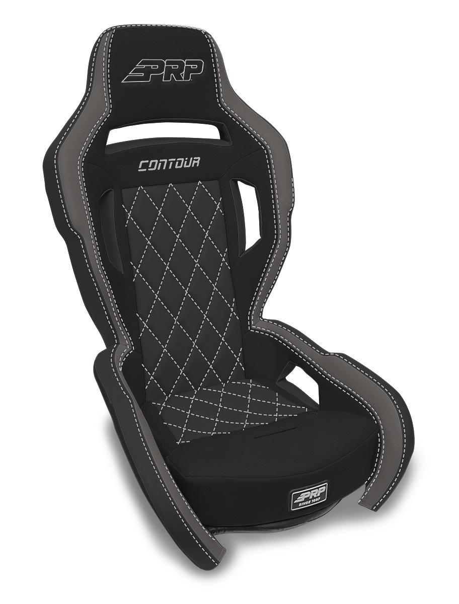 PRP Seats Contour UTV Suspension Seat Black and Gray - AU61001-PORXP-203