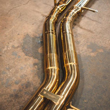 Valvetronic Designs 2019-2025 Audi RSQ8 4.0L Catback T304 Stainless Steel Finished in Anodized Gold Reuses OEM Tips - AUD.RSQ8.VSES.AG