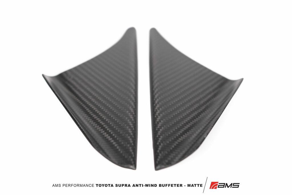 AMS Performance Performance Toyota Gr Supra Anti-Wind Buffeting Kit - Matte Carbon - AMS.38.06.0002-2