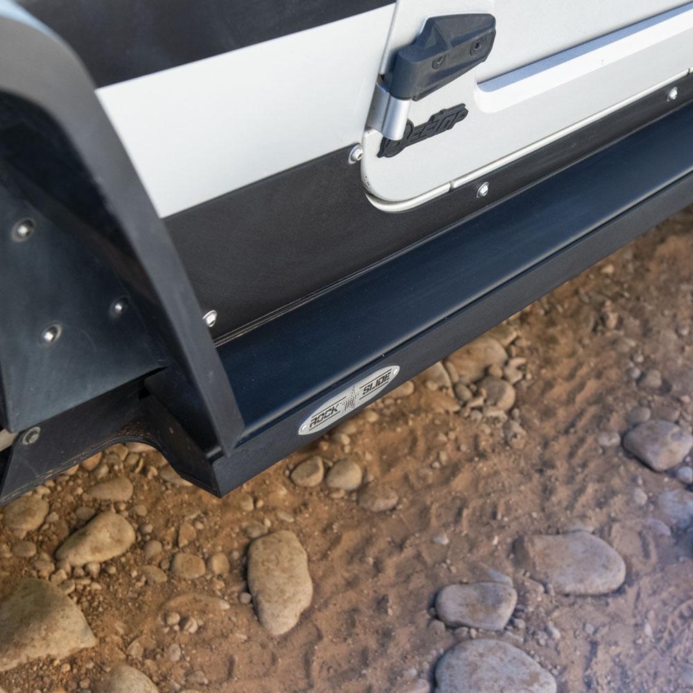 Rock Slide Engineering JK 4 Door Step Slider Skid Plate (2007-2018 Wrangler, Wrangler JK) - AX-SP-300-JK4